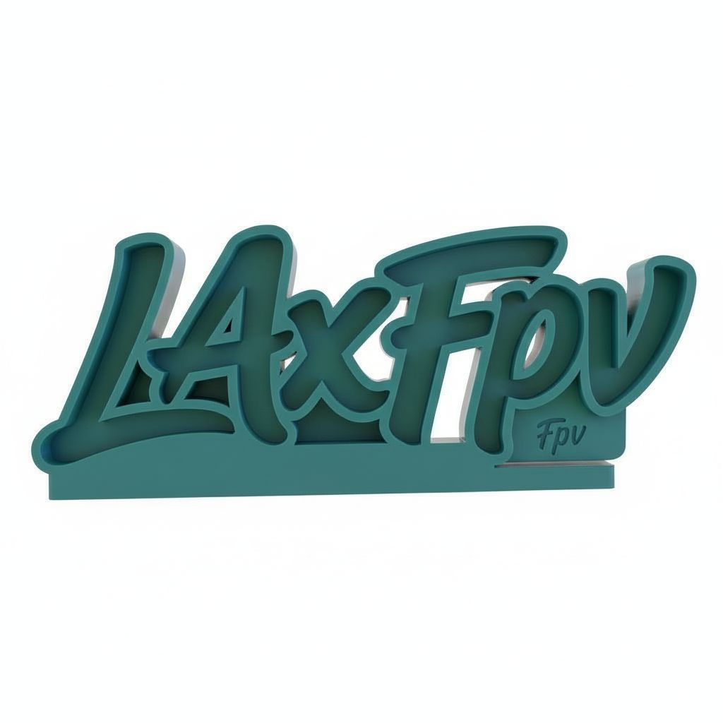 LaxFpv Logo free 3D printable STL