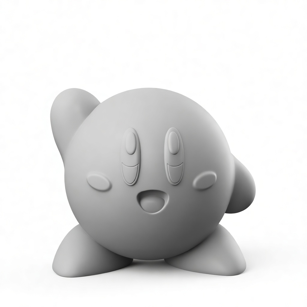 Kirby Figurine free 3D printable STL