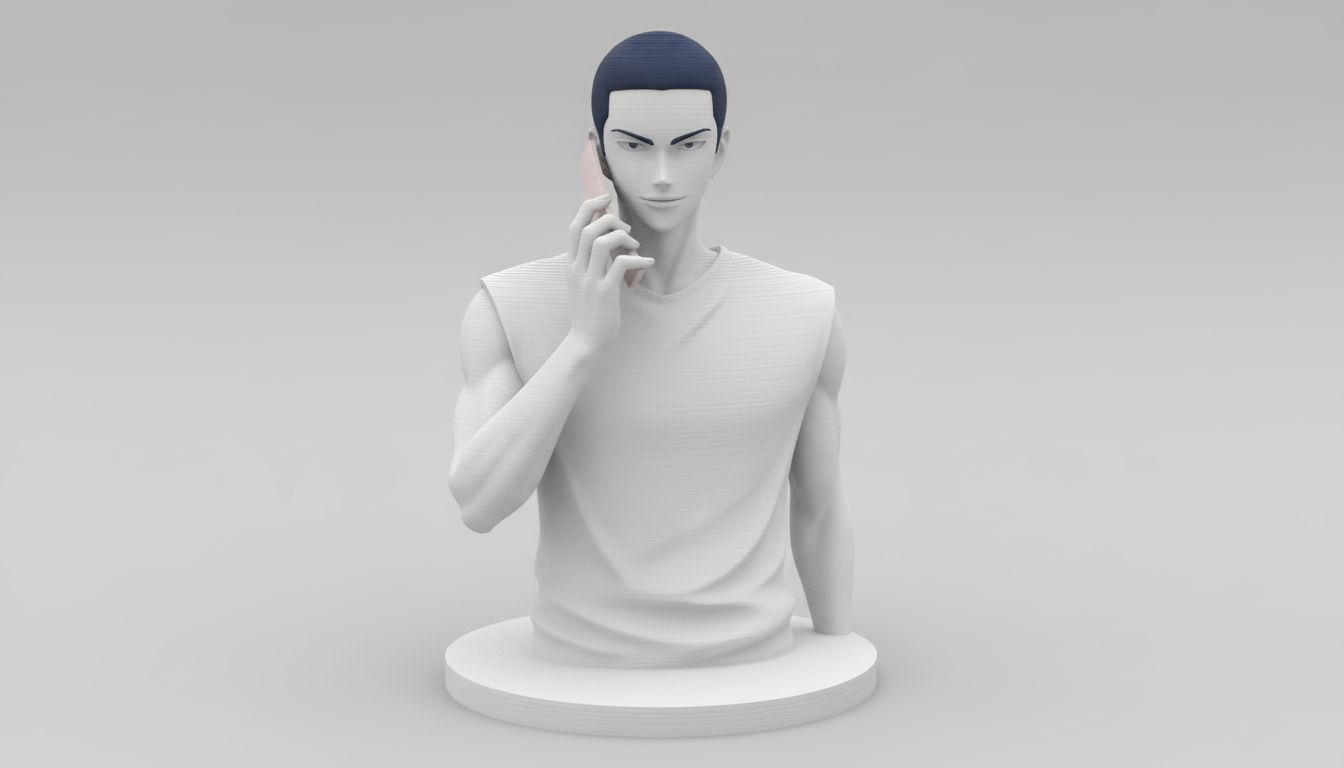 Stylish Phone Caller free 3D printable STL