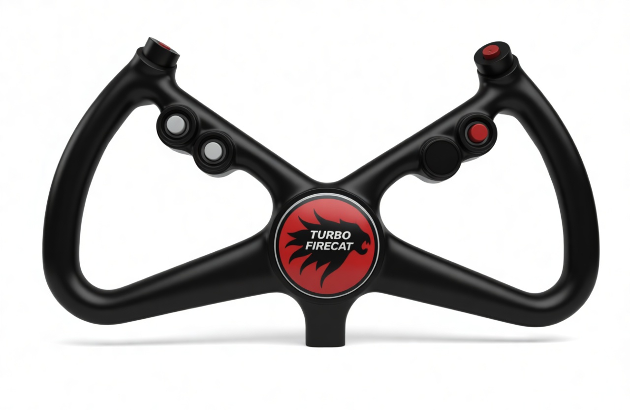 Turbo Firecat Steering Wheel free 3D printable STL