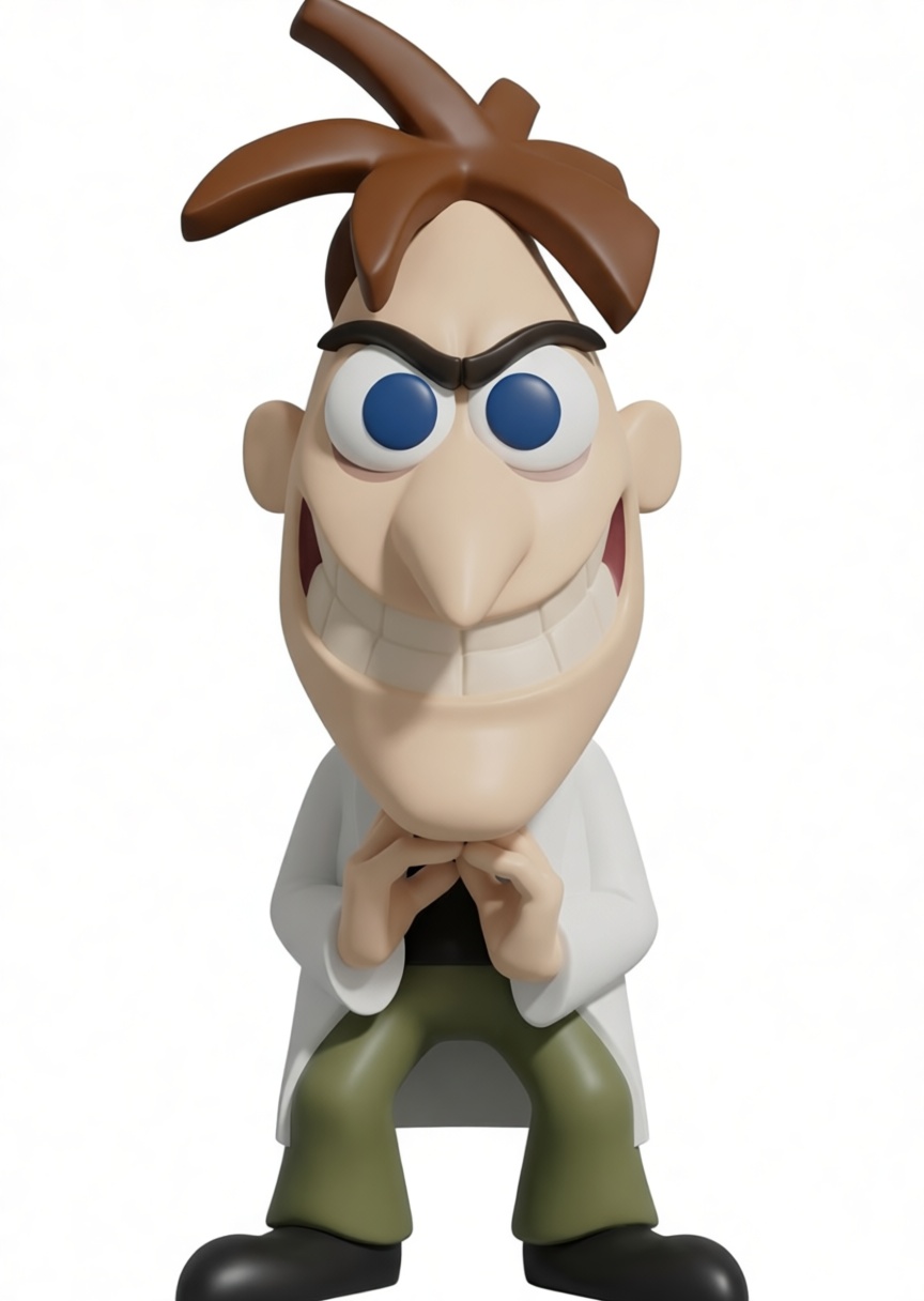 Dr. Doofenshmirtz Figurine free 3D printable STL
