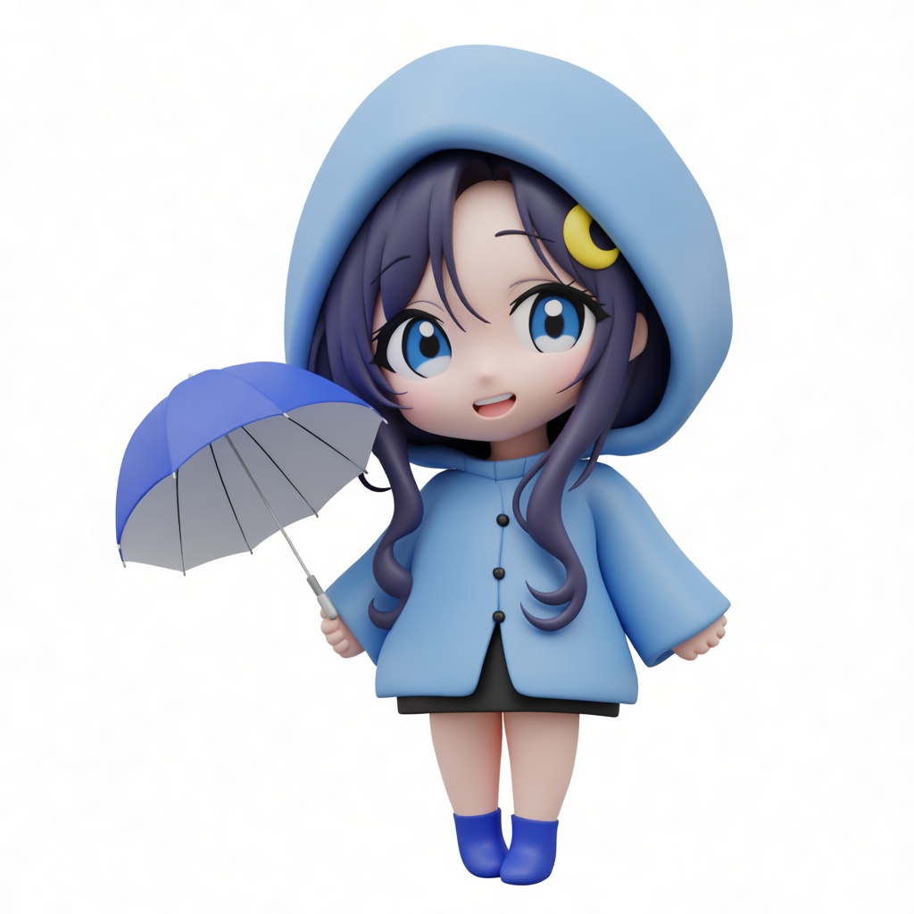 Chibi Girl Figurine free 3D printable STL