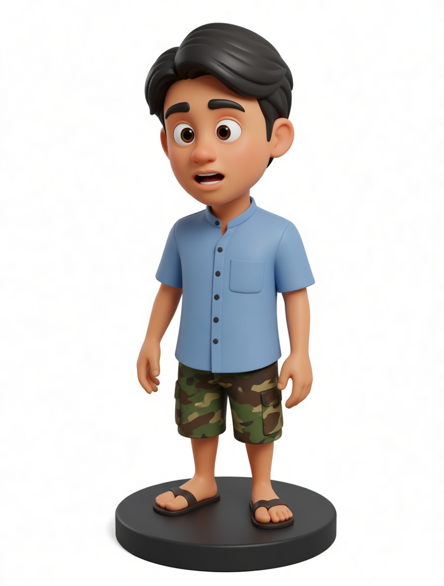 Casual Boy Figurine free 3D printable STL