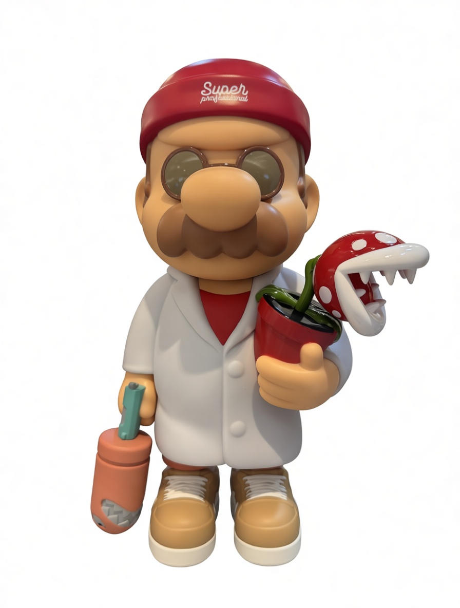 Scientist Mario Figurine free 3D printable STL