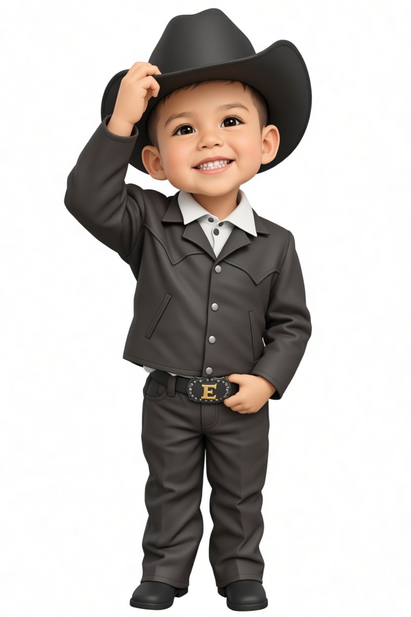 Young Cowboy Figurine free 3D printable STL