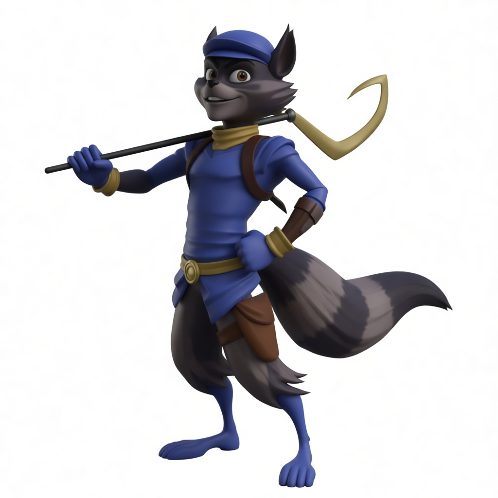 Sly Cooper Figurine free 3D printable STL