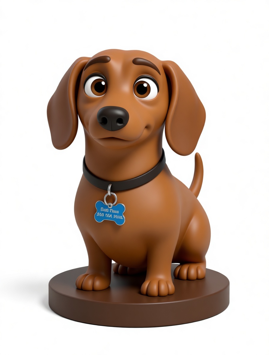 Dachshund Dog Figurine free 3D printable STL
