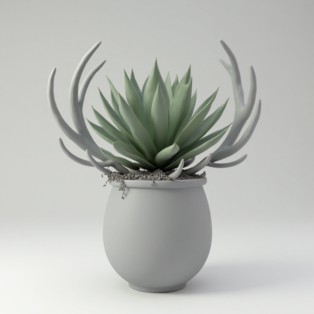 Deer Antler Planter free 3D printable STL