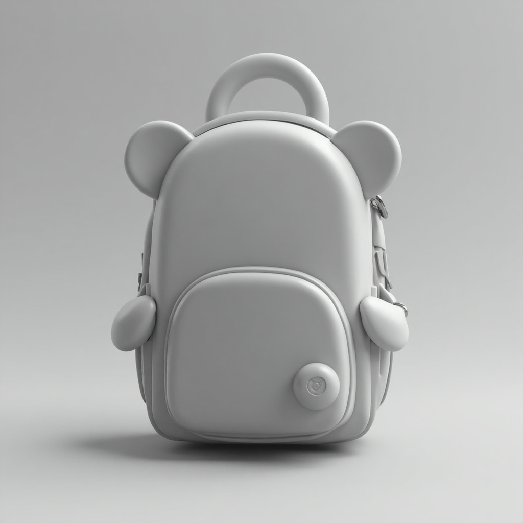 Kids Backpack Keychain free 3D printable STL