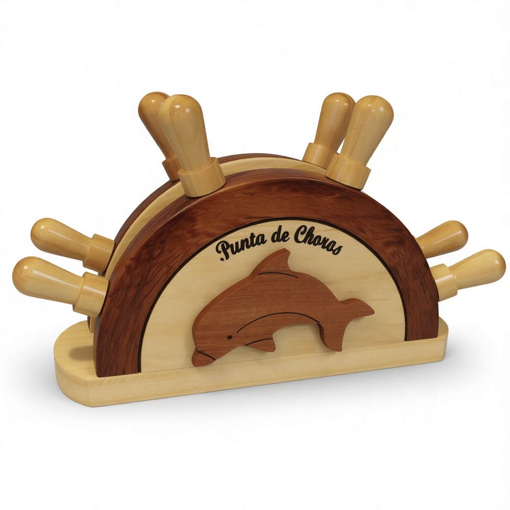 Nautical Ship Wheel Sculpture - Free 3D Printable STL File