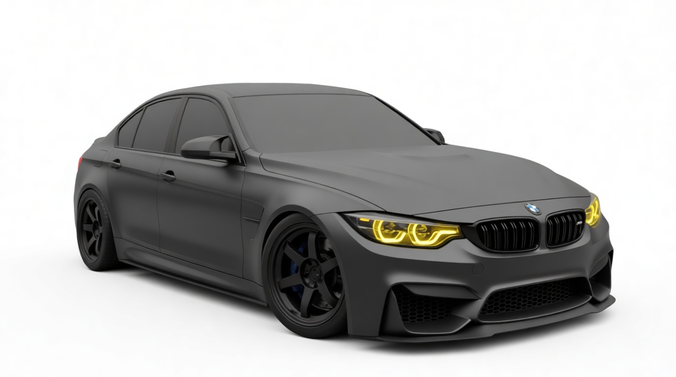 BMW M3 Sedan Model free 3D printable STL