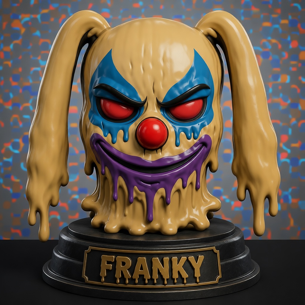Franky Clown Bust free 3D printable STL