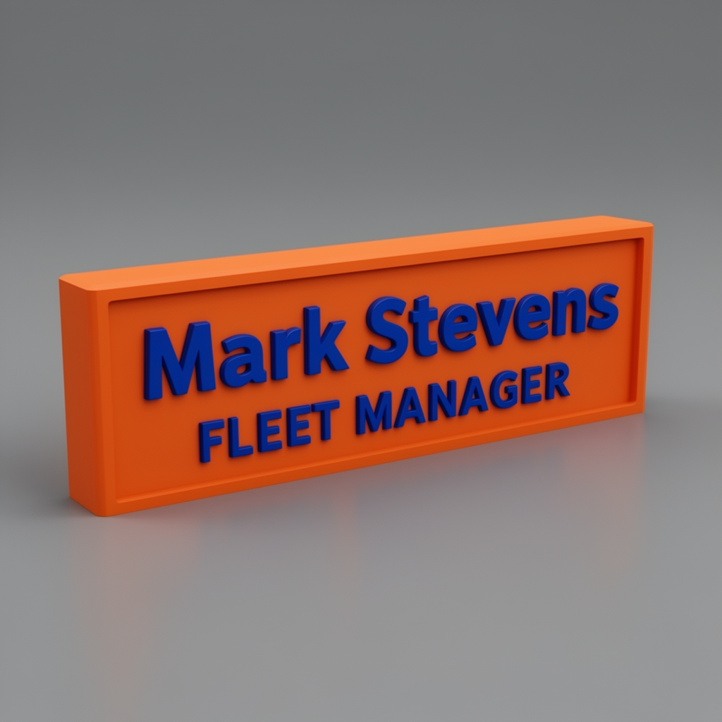 Mark Stevens Nameplate free 3D printable STL