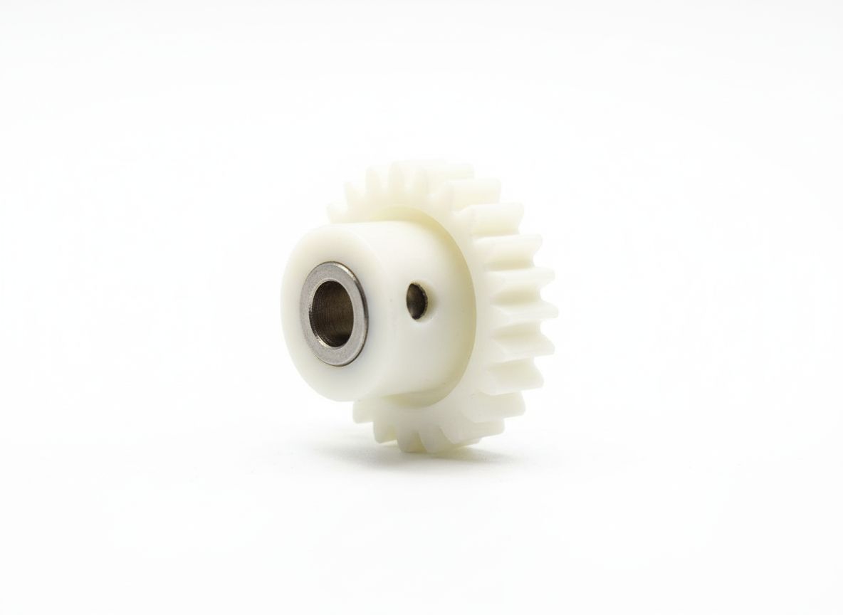 Plastic Gear with Bearing free 3D printable STL