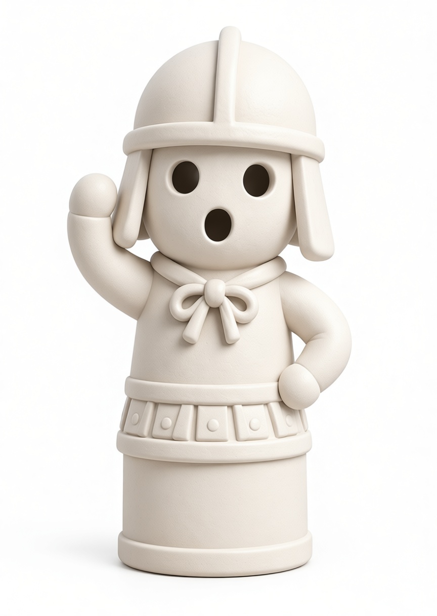 Kokeshi Doll Figurine free 3D printable STL