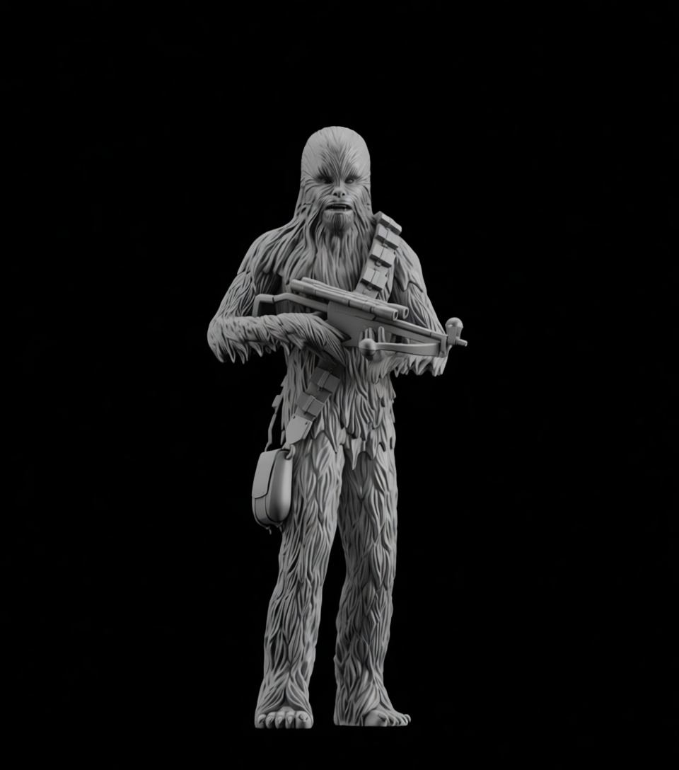 Chewbacca Figurine free 3D printable STL