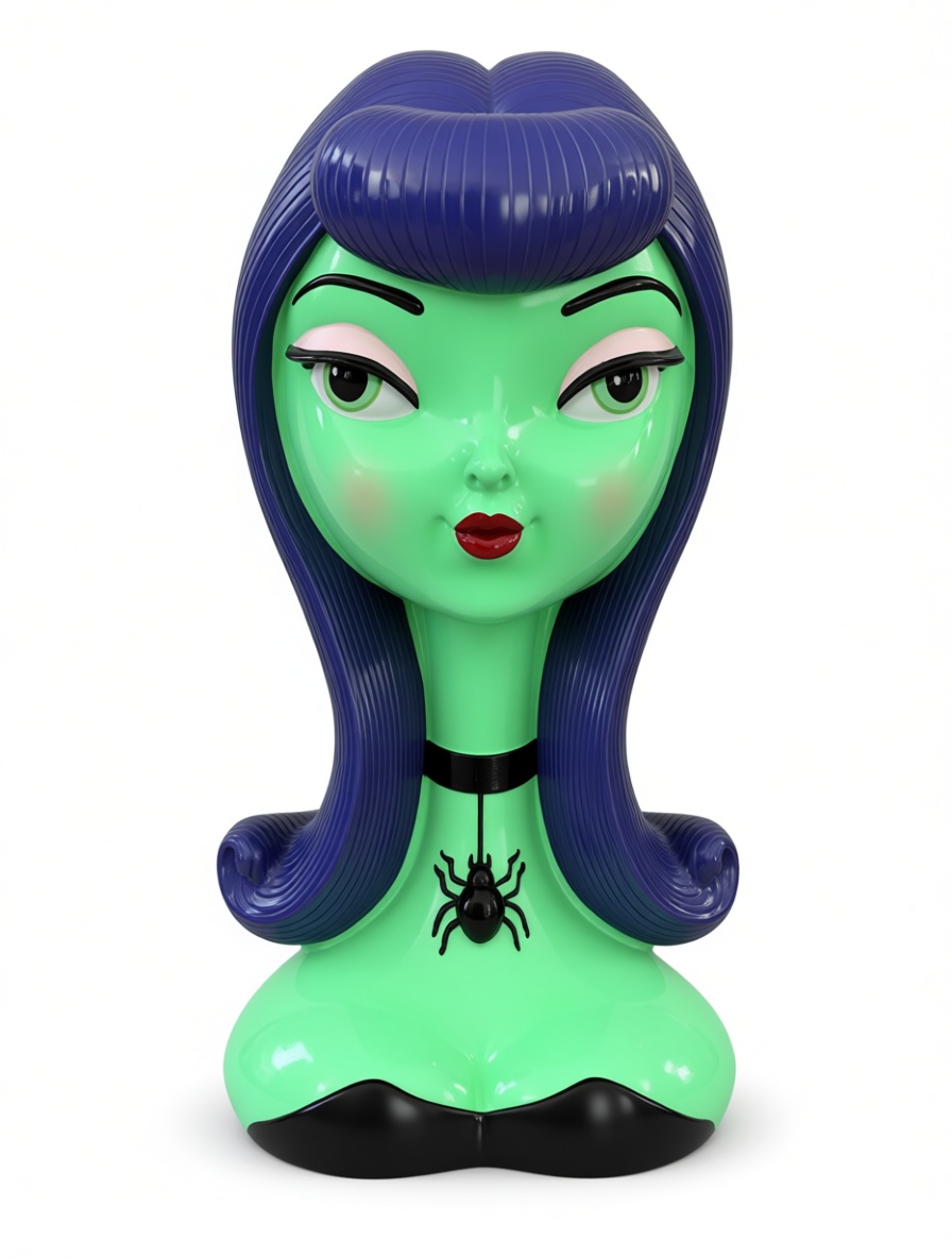 Witch Bust Figurine free 3D printable STL
