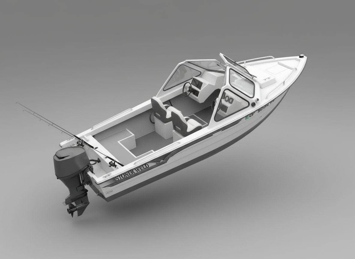 Stoner Weld Fishing Boat Model free 3D printable STL