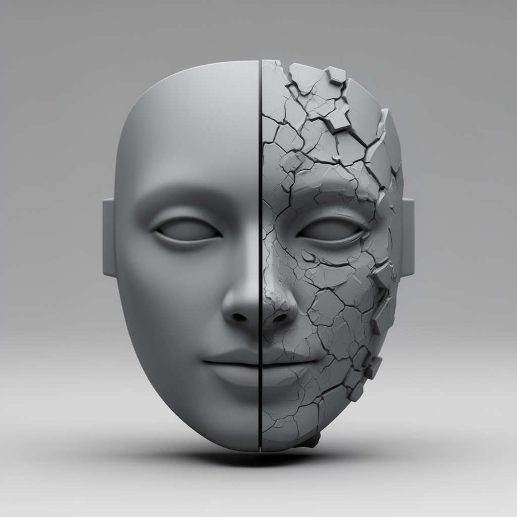 Dual Mask Sculpture free 3D printable STL