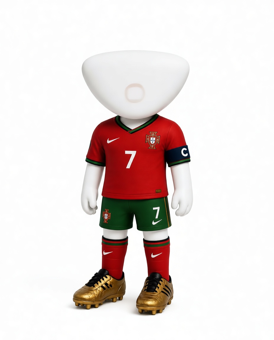 Portugal Soccer Player Figurine free 3D printable STL