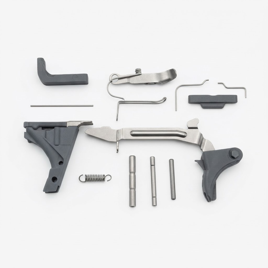 AR-15 Trigger Group Assembly free 3D printable STL