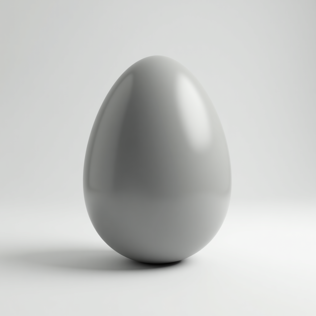 Realistic Egg Model free 3D printable STL