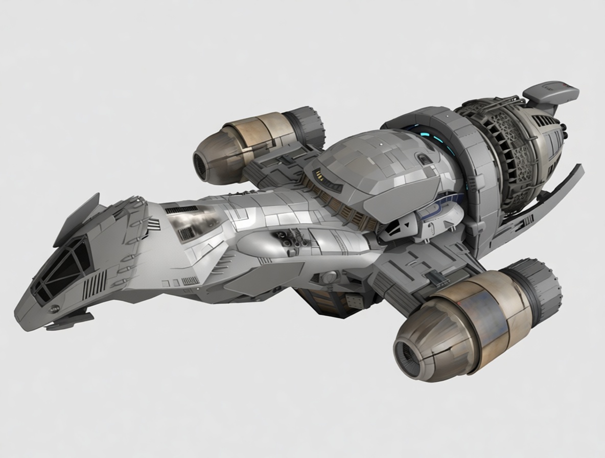 Serenity Firefly Ship free 3D printable STL