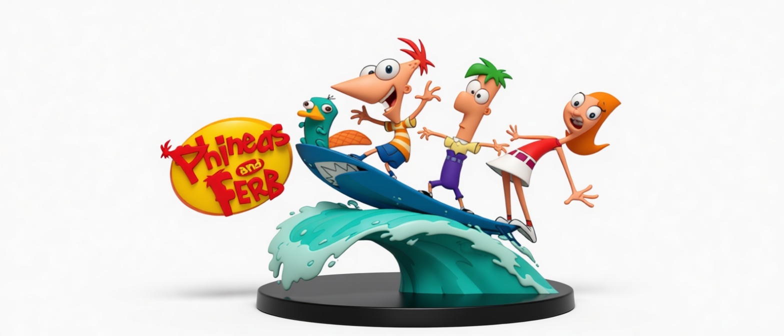 Phineas and Ferb Figurine free 3D printable STL