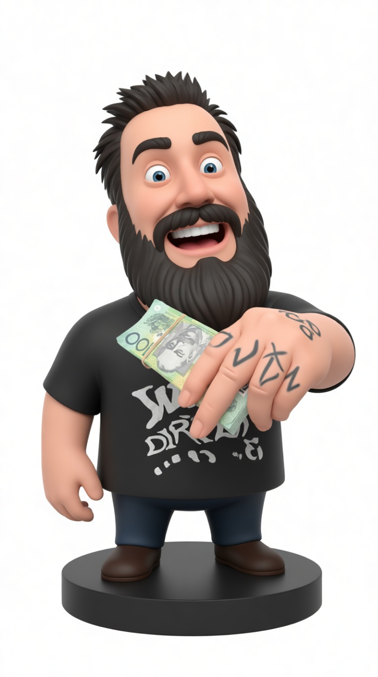 Bearded Man Figurine free 3D printable STL