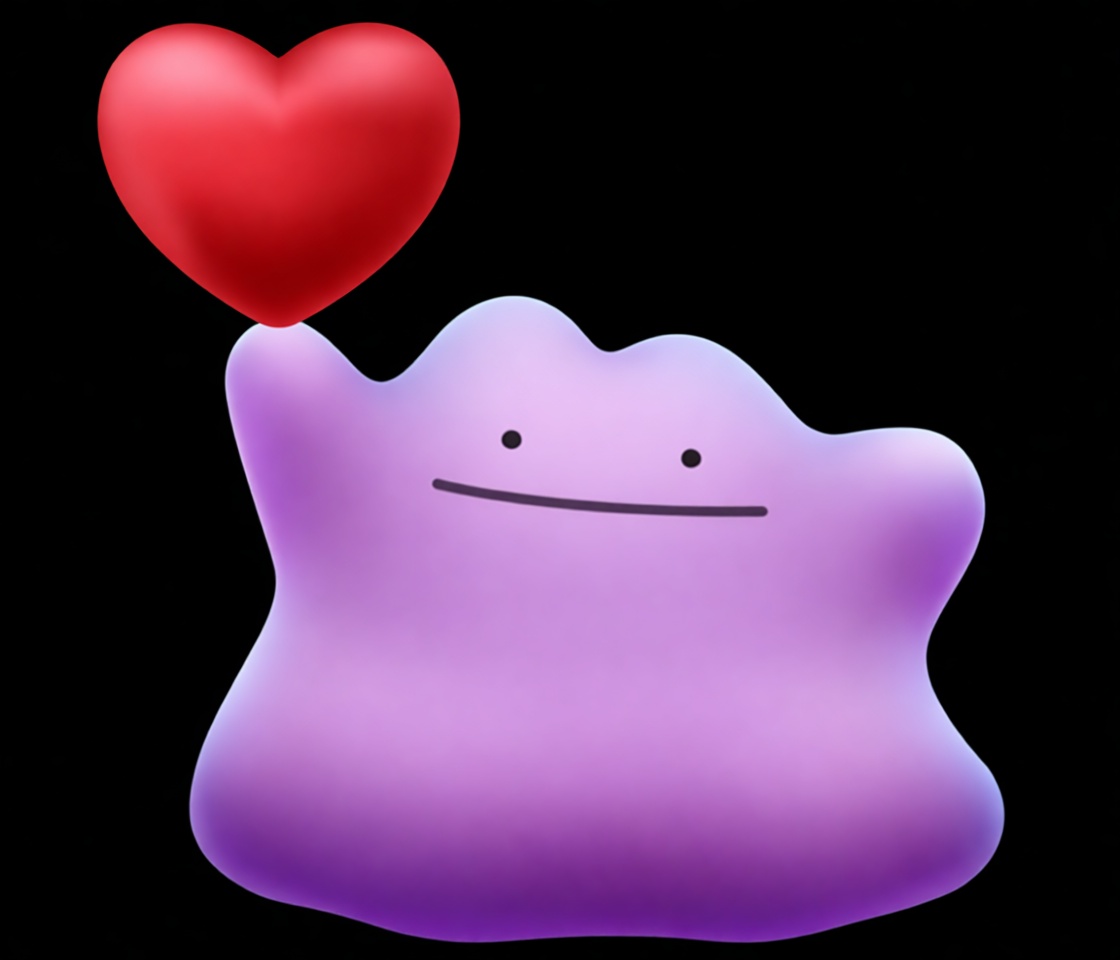 Ditto Pokemon Figurine free 3D printable STL