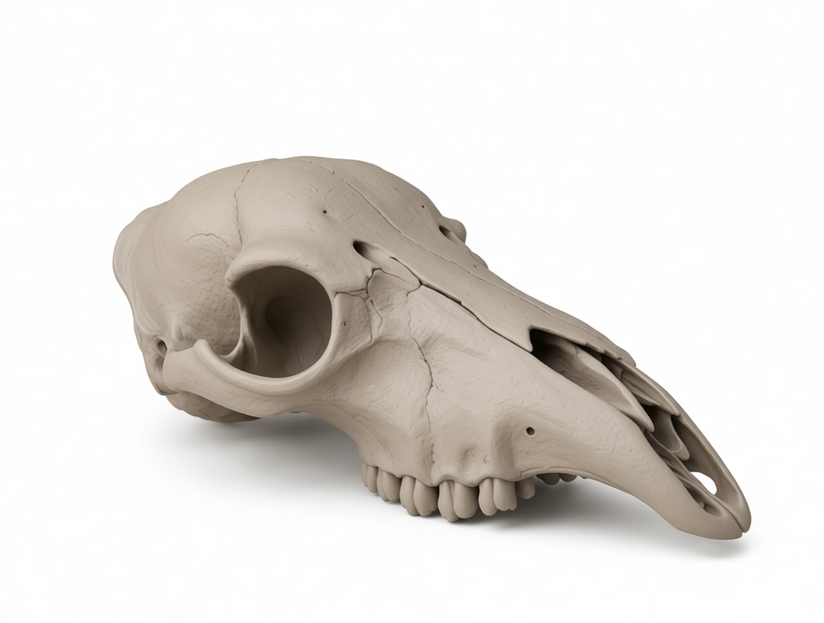 Horse Skull Model free 3D printable STL