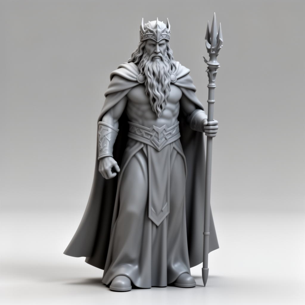 Odin Norse God Bust free 3D printable STL