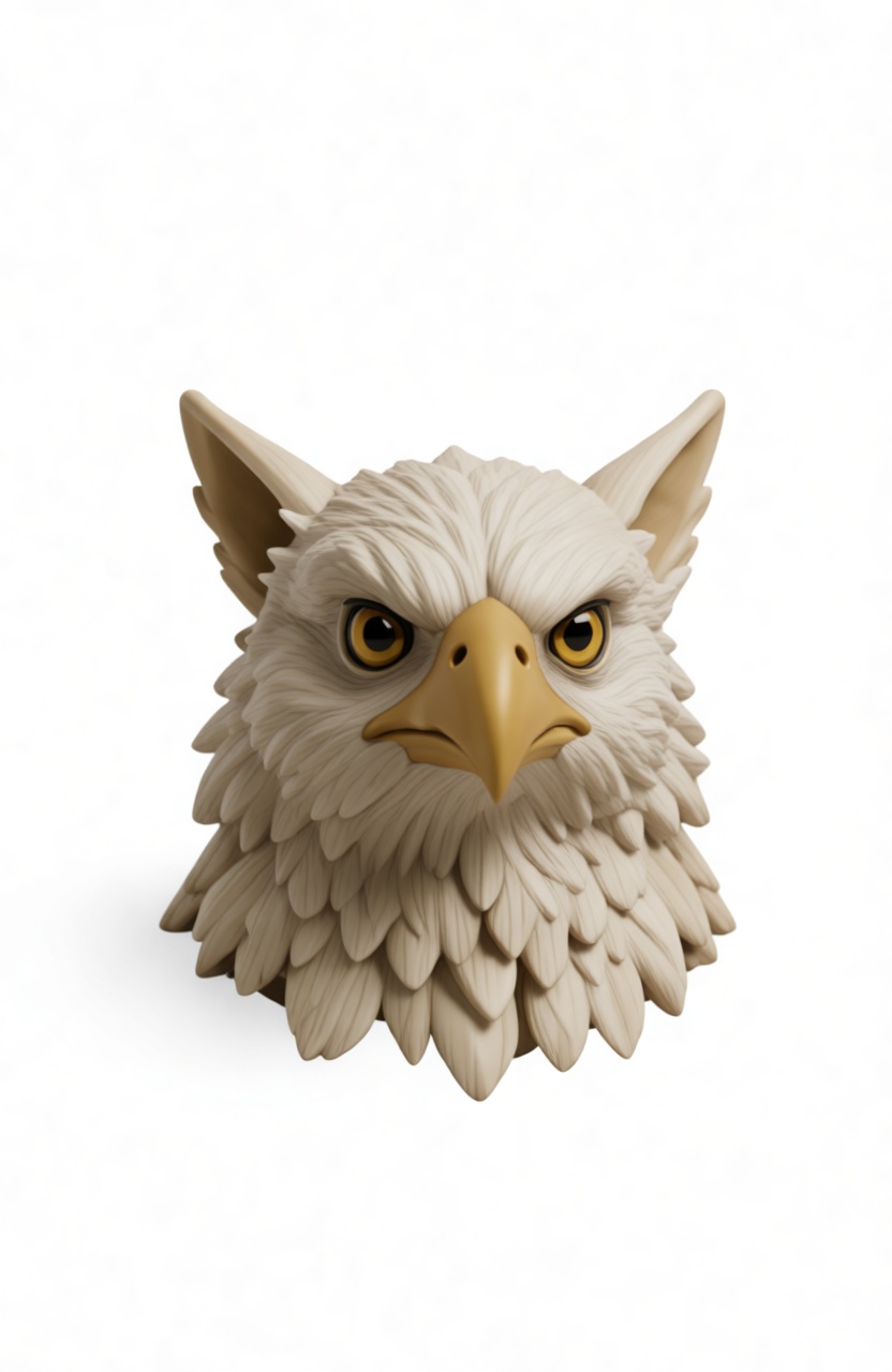 Griffin Head Bust free 3D printable STL