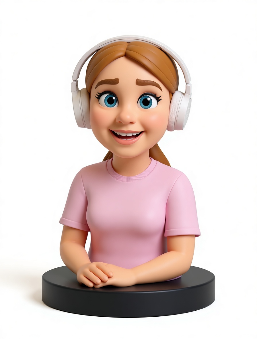 Smiling Girl Bust free 3D printable STL