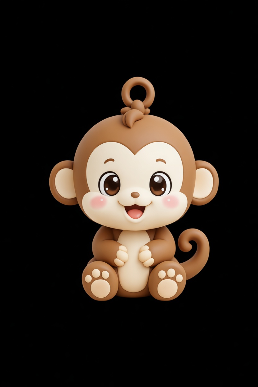 Cartoon Monkey Figurine free 3D printable STL