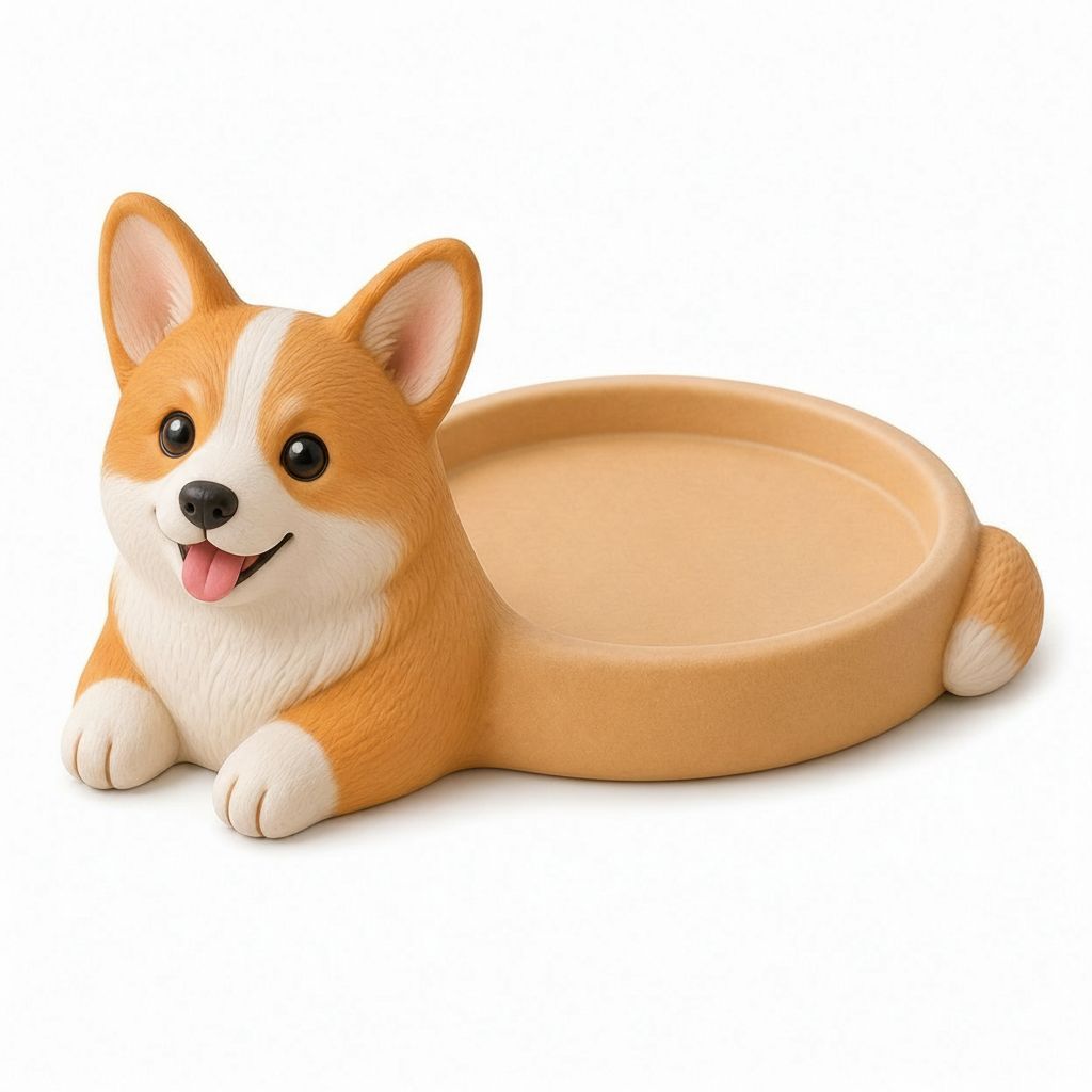 Corgi Dog Tray free 3D printable STL