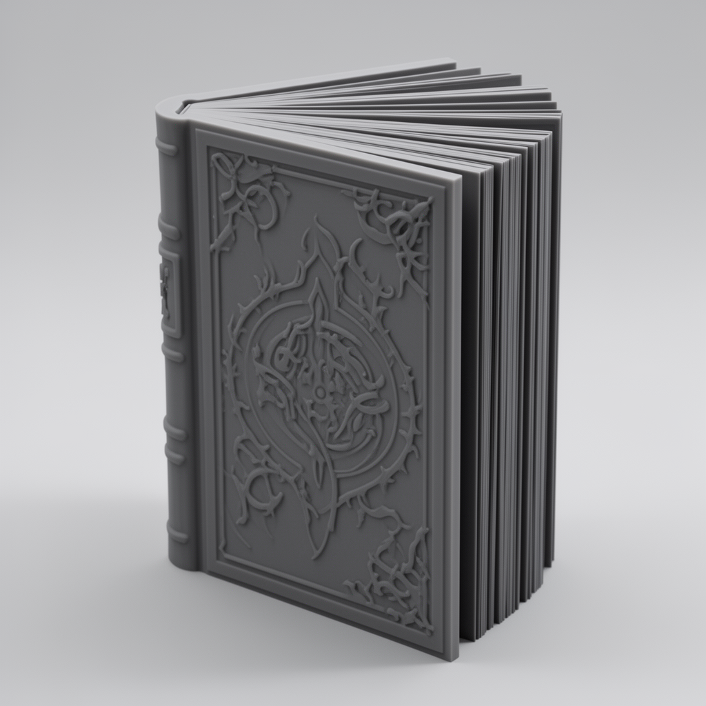 Shadow Grimoire Book free 3D printable STL