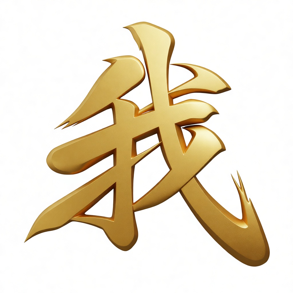 Chinese Character Sculpture free 3D printable STL