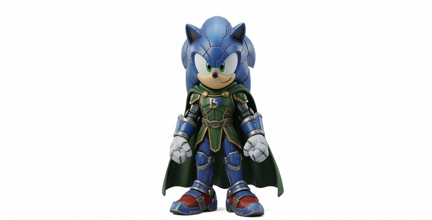 Sonic the Hedgehog Figurine free 3D printable STL