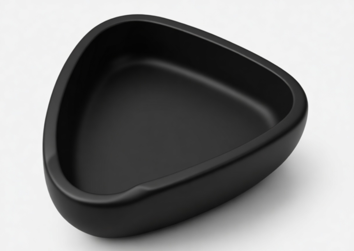Triangular Ashtray Model free 3D printable STL