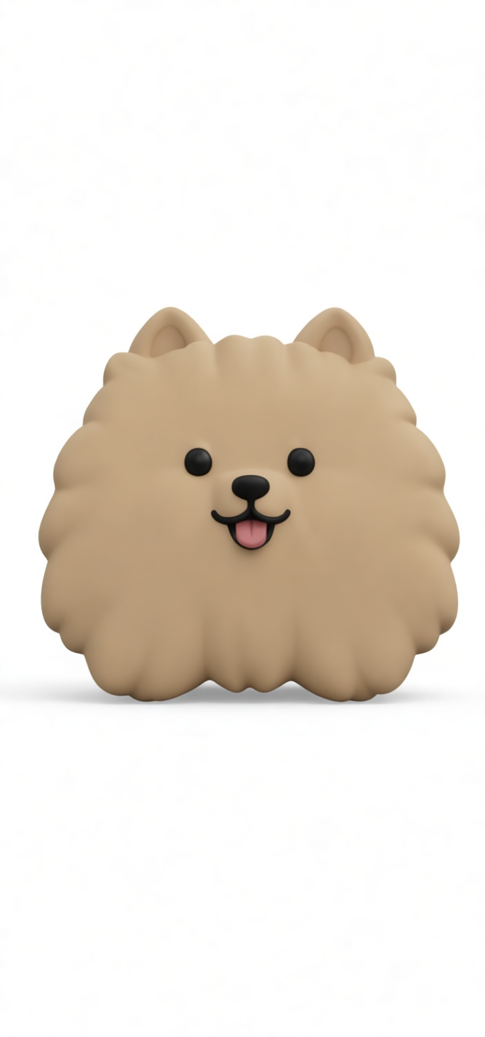 Pomeranian Dog Figurine free 3D printable STL