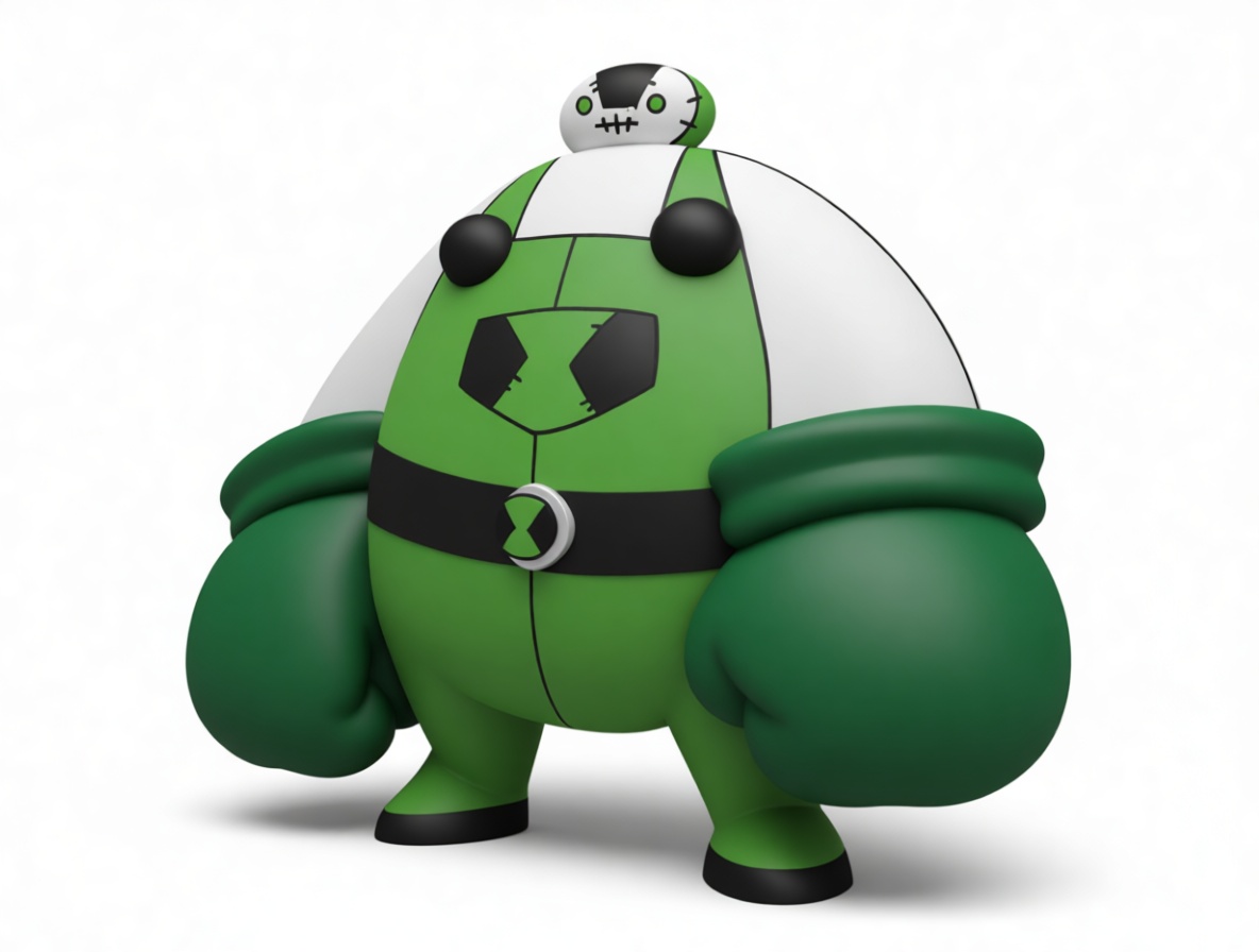 Chunky Ben 10 Figurine free 3D printable STL