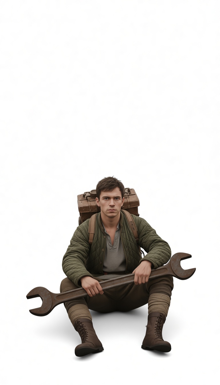 Wrench Carrying Soldier Figurine free 3D printable STL