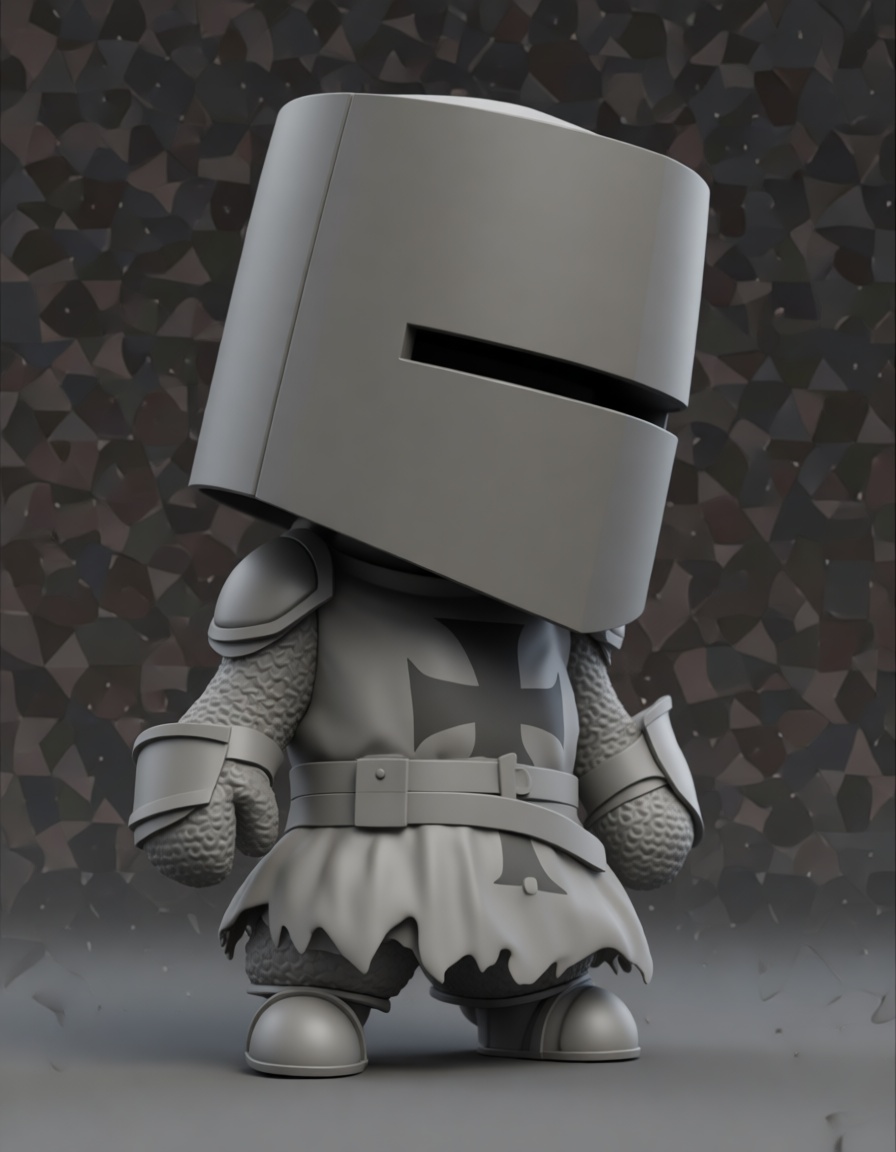 Crusader Helmet Figurine free 3D printable STL