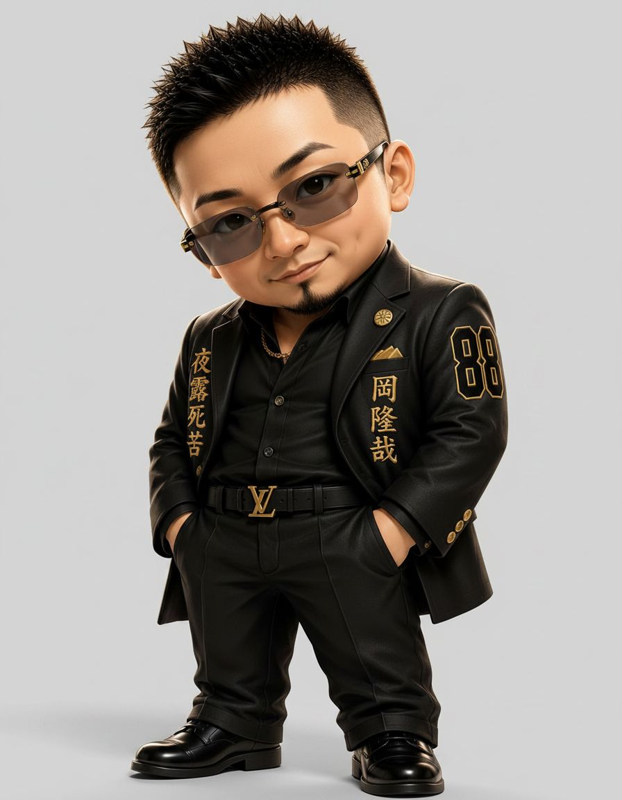 Stylish Asian Male Figurine free 3D printable STL