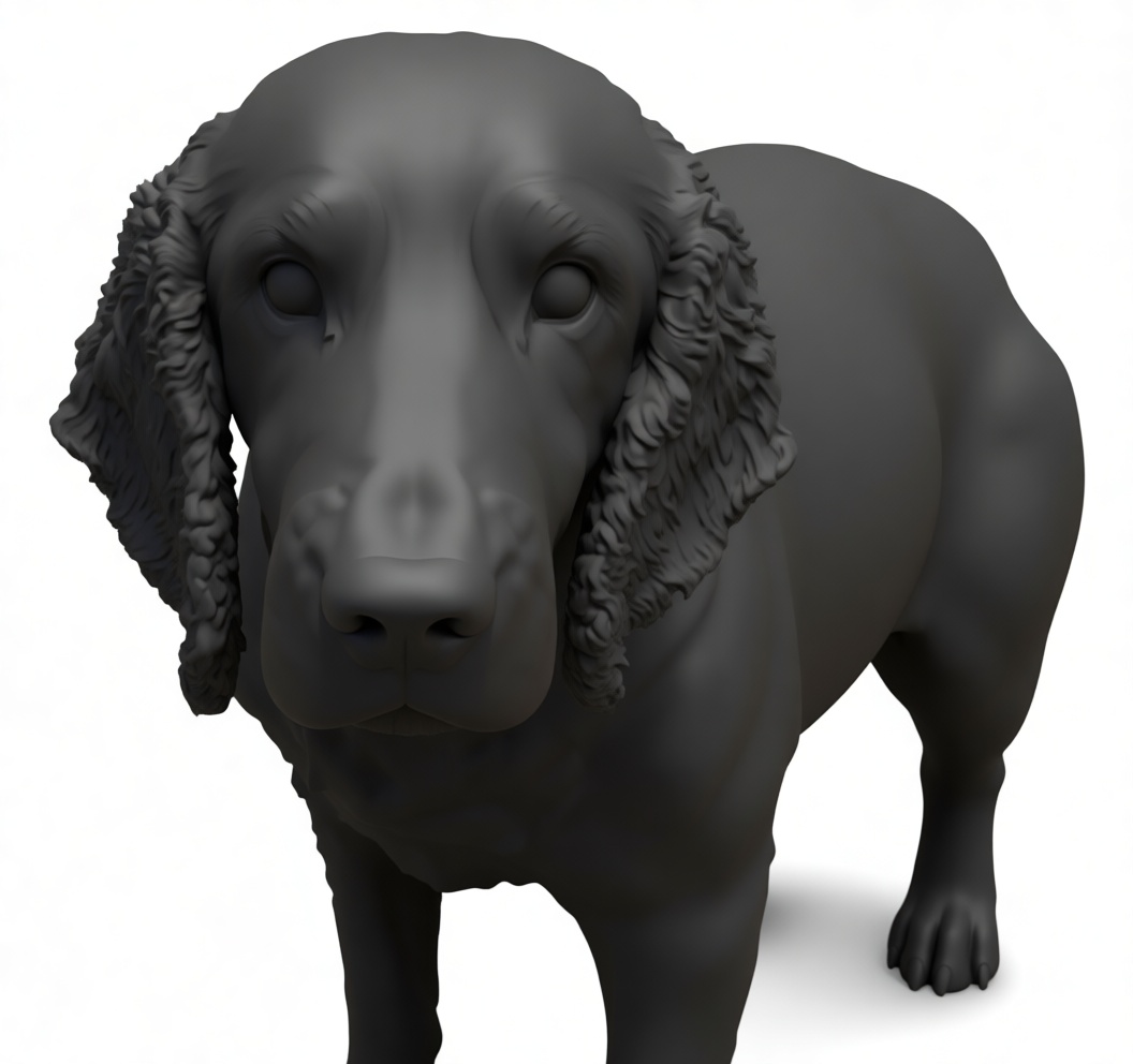 Cocker Spaniel Dog Figurine free 3D printable STL