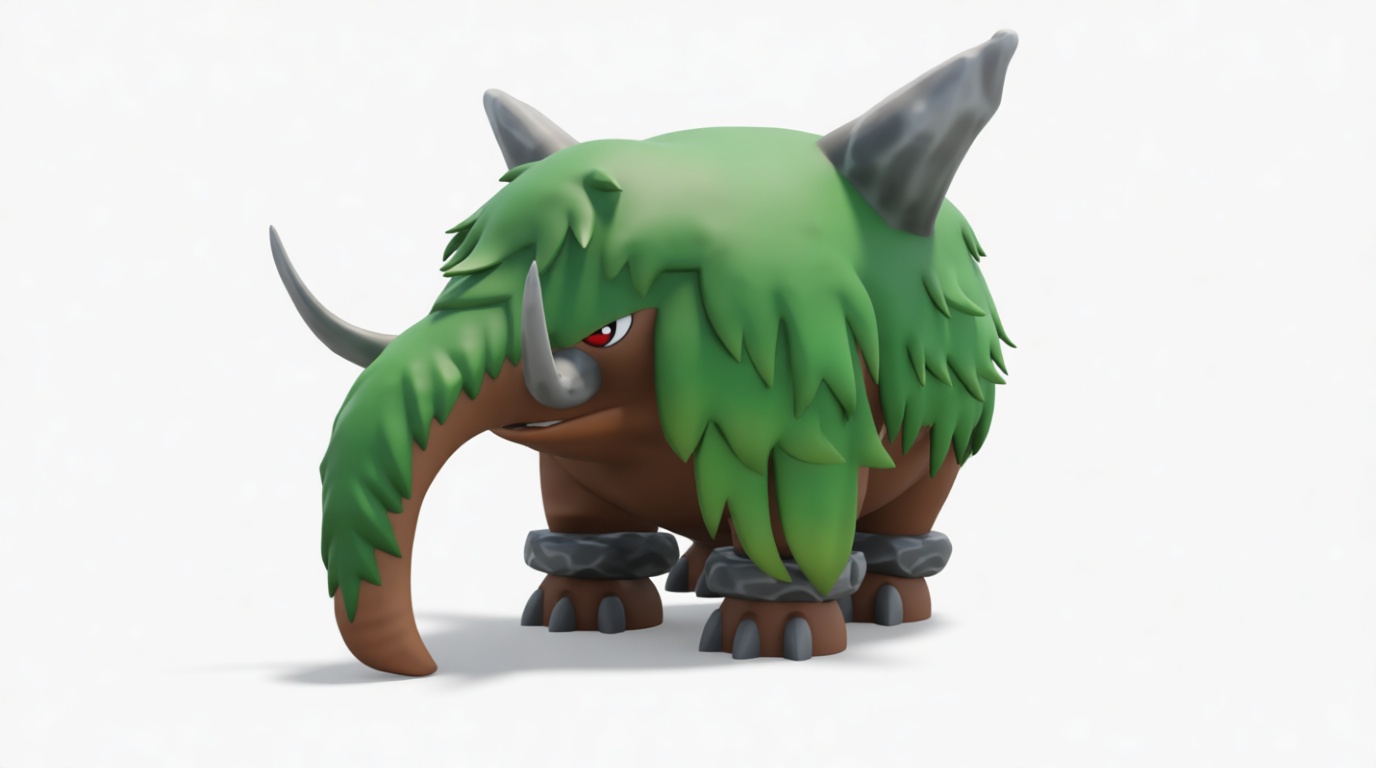 Grotle Pokemon Figurine free 3D printable STL