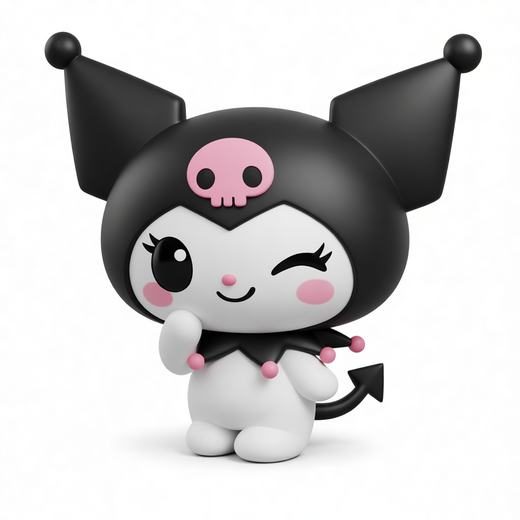 Kuromi Figurine free 3D printable STL