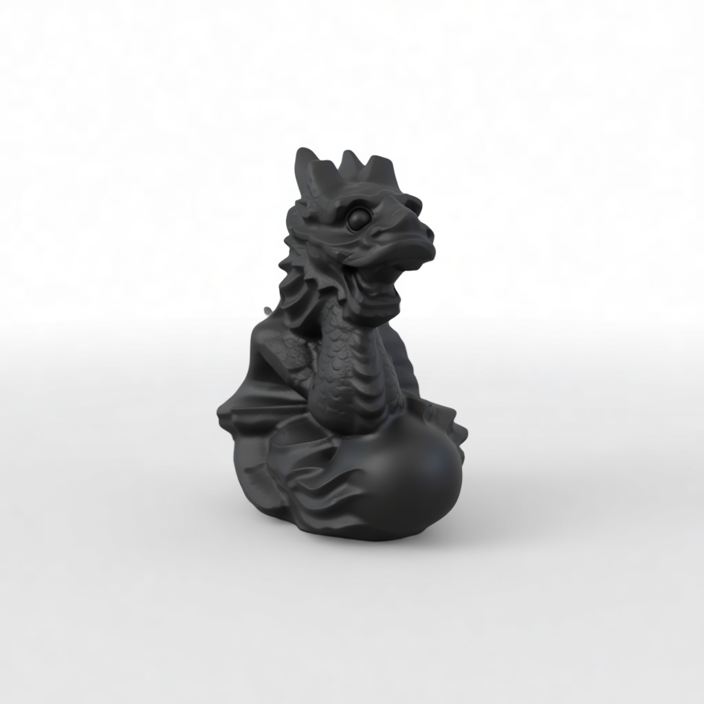 Dragon Rubber Duck Figurine free 3D printable STL