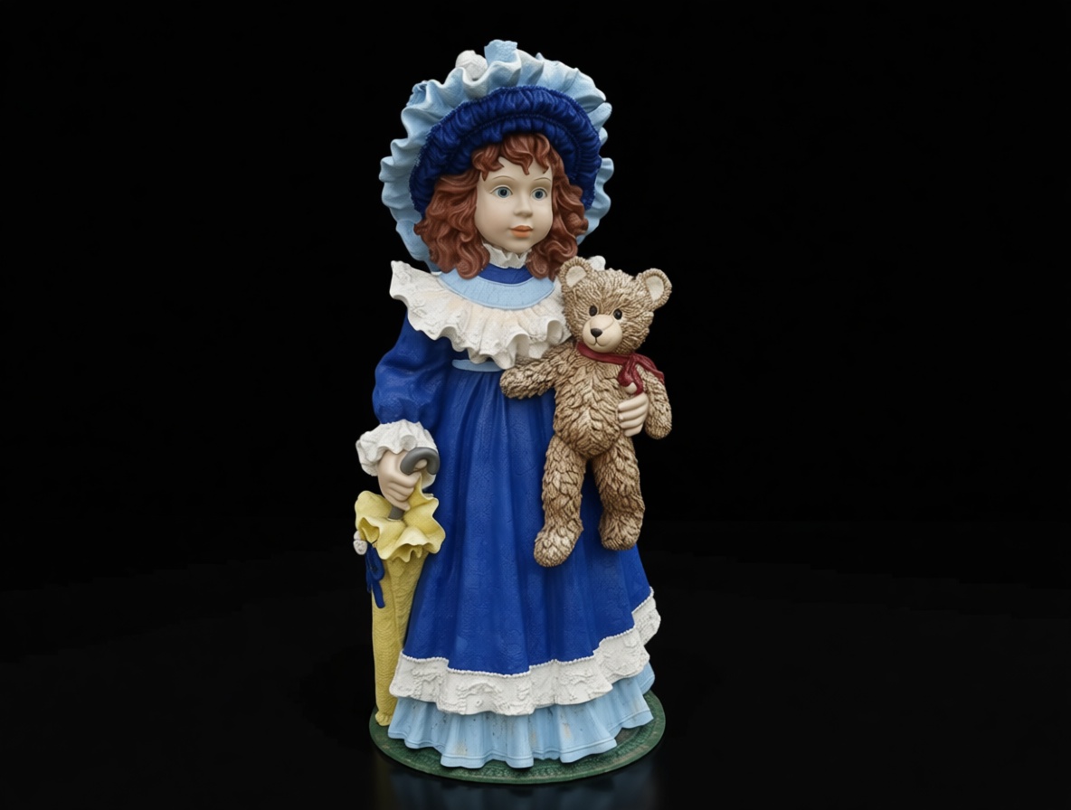 Victorian Girl Figurine free 3D printable STL